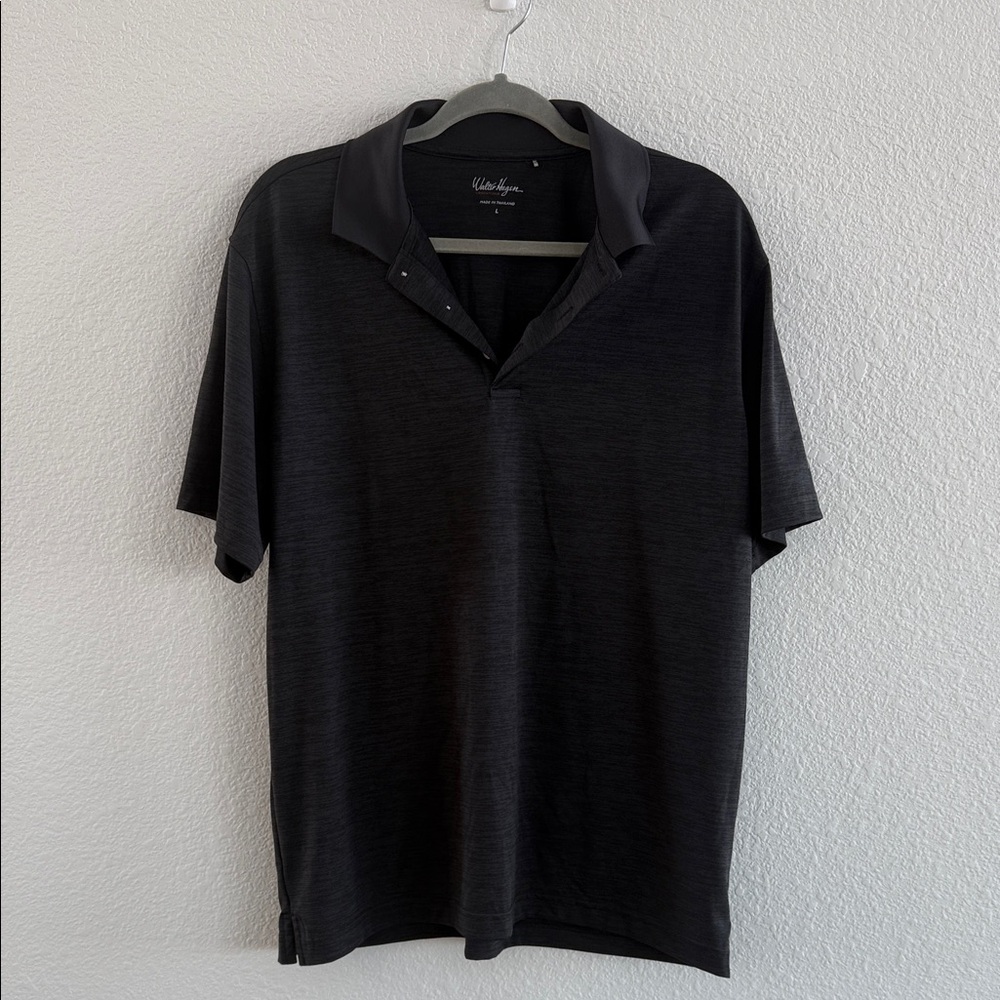 2 for $50 - Walter Hagen Black/Charcoal Polo Shirt